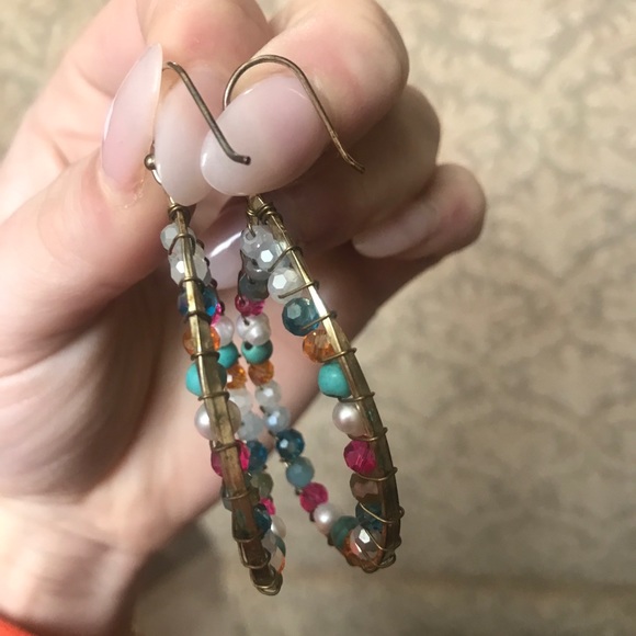 ELLY PRESTON BEADED EARRINGS 💫 - Picture 8 of 9